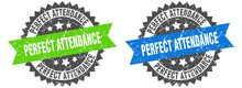 Perfect Attendance Band Sign. Perfect Attendance Grunge Stamp Set