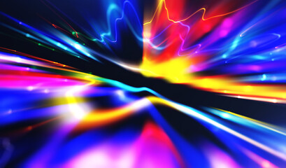 Wall Mural - abstract motion loop
