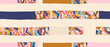 © MURRIRA - Colorful hand drawn trendy abstract print. Creative collage seamless pattern.
