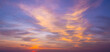© Choat - World environment day concept: Sky and clouds autumn sunset background