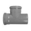 Plumbing and sewerage - 90 degree PVC fitting sewerage three mouth reduction