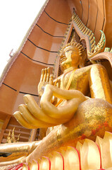 Wall Mural - Big buddha stature in Thailand