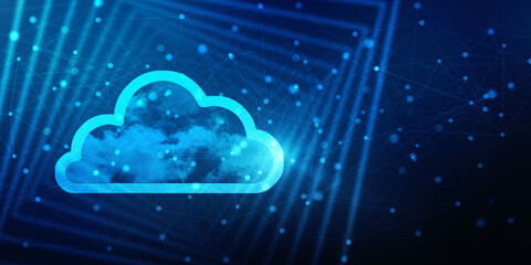 Poster - 2d rendering technology Cloud computing 