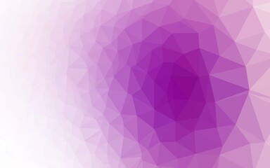 Poster - light purple vector abstract mosaic pattern.