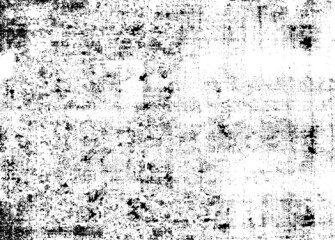 Poster - Rough black and white texture vector. Distressed overlay texture. Grunge background. Abstract textured effect. Vector Illustration. Black isolated on white background. EPS10