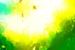 © Hybrid Graphics - Painted composition with vibrant brush strokes. Textured colorful painting. Paint brushed wallpaper.
