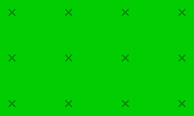 Green screen chroma key background with tracking markers, vector. Chroma key greenscreen with camera trackers