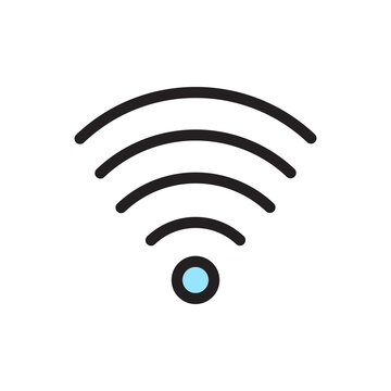 Isolated wifi computers tecnology online icon- Vector