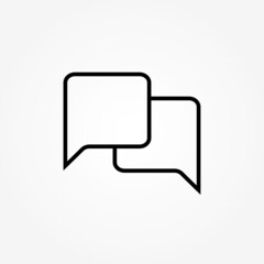 Poster - message icon vector illustration
