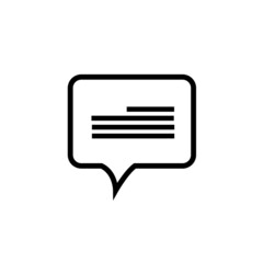 Poster - message icon vector illustration