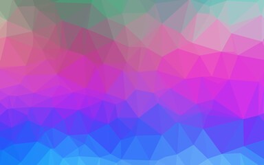 Light Multicolor, Rainbow vector abstract polygonal layout.