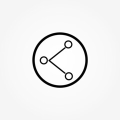 Poster - button share icon 