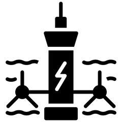 Poster - Tidal energy vector in solid design 