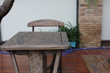 Wall Mural - table and chairs in a restaurant