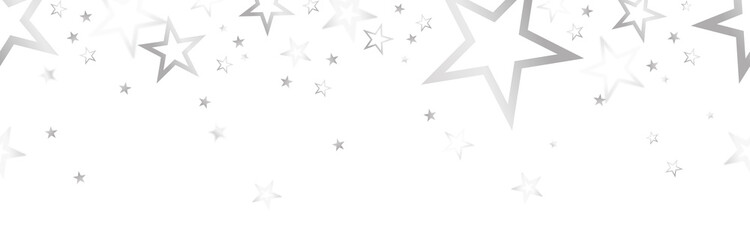 Wall Mural - christmas banner with colored stars