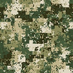Canvas Print - Texture military camouflage seamless pattern. Abstract army vector illustration