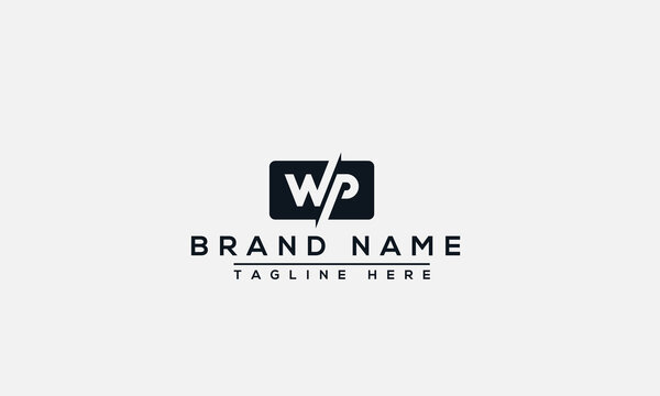 WP Logo Design Template Vector Graphic Branding Element.