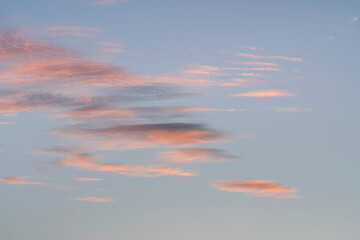 Wall Mural - cloud in the sky at sunset texture background.