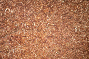 Background from copper shaving close-up