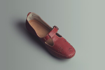 Indian made female's leather ballerina shoes	
