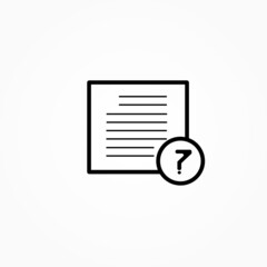 Poster - help message icon vector illustration
