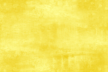 Verwaschene Wand als Hintergrund. Trend Farbe color of the year 2021 Illuminating yellow