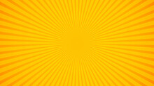 Bright Orange And Yellow Rays Vector Background