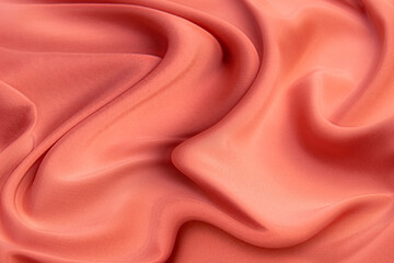 close-up texture of natural red or pink fabric or cloth in same color. fabric texture of natural cot