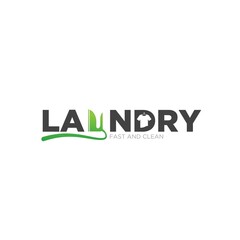 Poster - laundry logo designs simple modern fast and clean