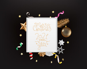 Poster - Merry Christmas and Happy New Year