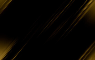 Leinwandbilder - abstract black and gold are light with white the gradient is the surface with templates metal texture soft lines tech diagonal background gold dark sleek clean modern.