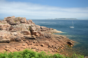 Sticker - Cote de Granit Rose, Bretagne