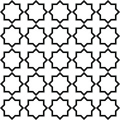 Geometric ornamental vector pattern. Seamless design texture.
