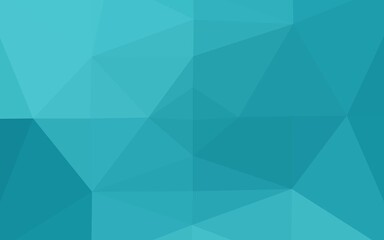 Light BLUE vector blurry triangle template.