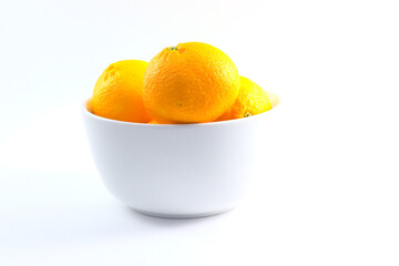 Bowl of tangerines oranges