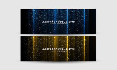 Abstract banner futuristic background, Abstract art wallpaper. Vector illustration.