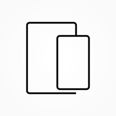 Poster - phone with blank screen