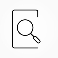 Sticker - search icon