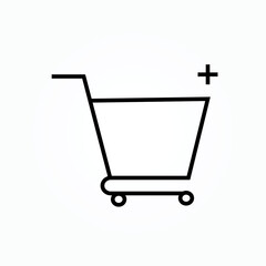 Poster - shopping cart symbol