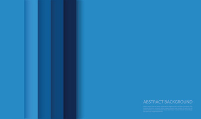 Poster - modern blue lines background vector illustration EPS10