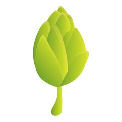 Poster - Artichoke fresh icon. Cartoon of artichoke fresh vector icon for web design isolated on white background