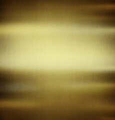 Wall Mural - Gold metal background or texture. Yellow steel plate.