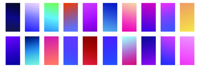 Poster - color gradient cover design. vibrant background for screen, poster, banner, wallpaper, social media 