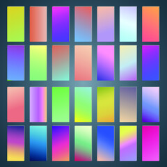 Poster - Color gradient cover design. Vibrant background for screen, poster, banner, wallpaper, social media post