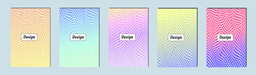 Poster - Abstract modern background. Geometric shapes and lines. Colorful gradient vector texture