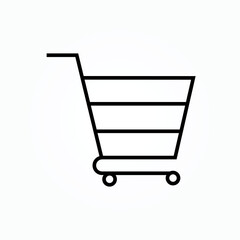 Poster - shopping cart icon