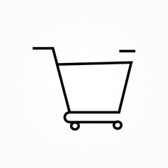 Poster - shopping cart icon