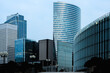 © molenira - View to Modern glass blue business buildings