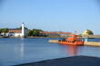 canvas print picture - Leuchtturm bei Karlskrona, Schweden
