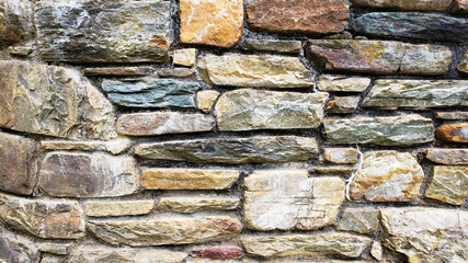 Wall Mural - wall of rough stone